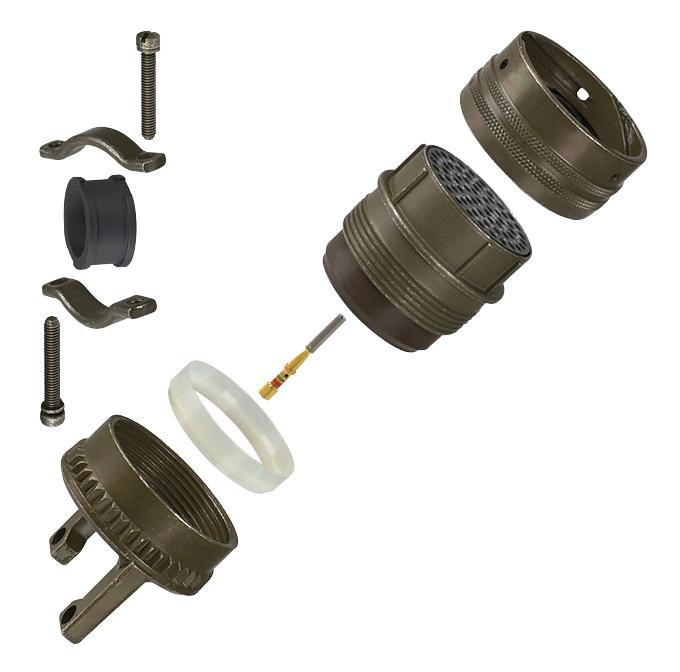 PT06W8-4P CIRCULAR, SIZE 8, 4WAY, PIN AMPHENOL