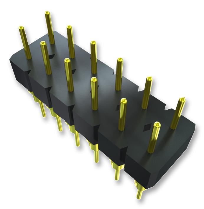BBD-124-G-B HEADER, 2.54MM, VERTICAL THT, 48WAY SAMTEC