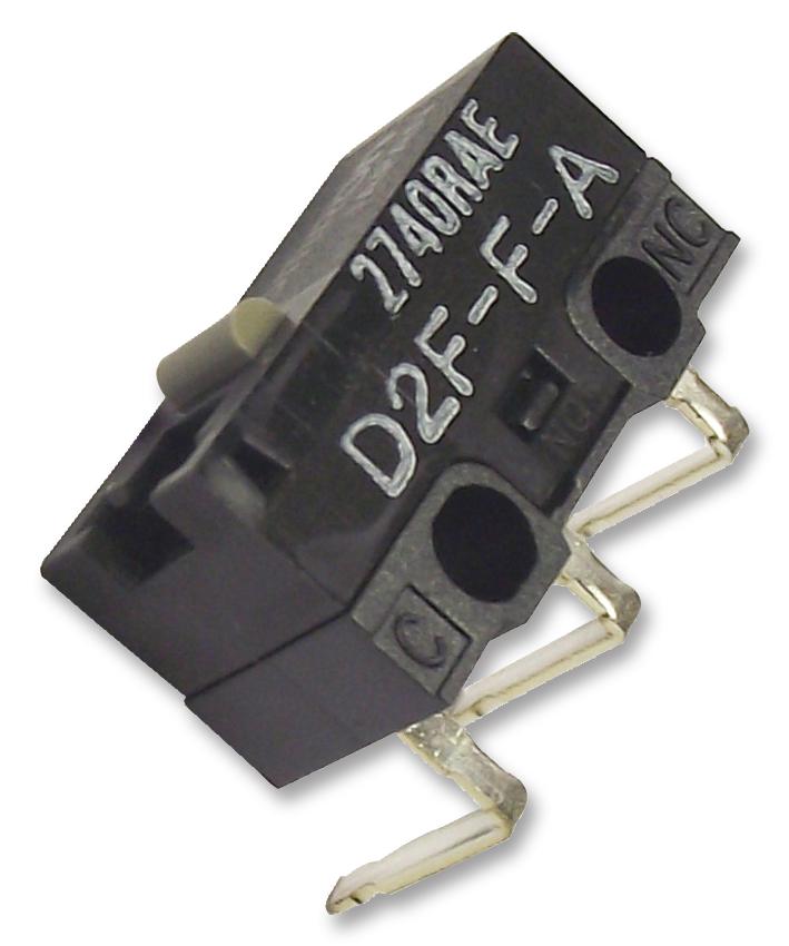 D2FFA MICROSWITCH, PIN, 1A, RH PCB OMRON