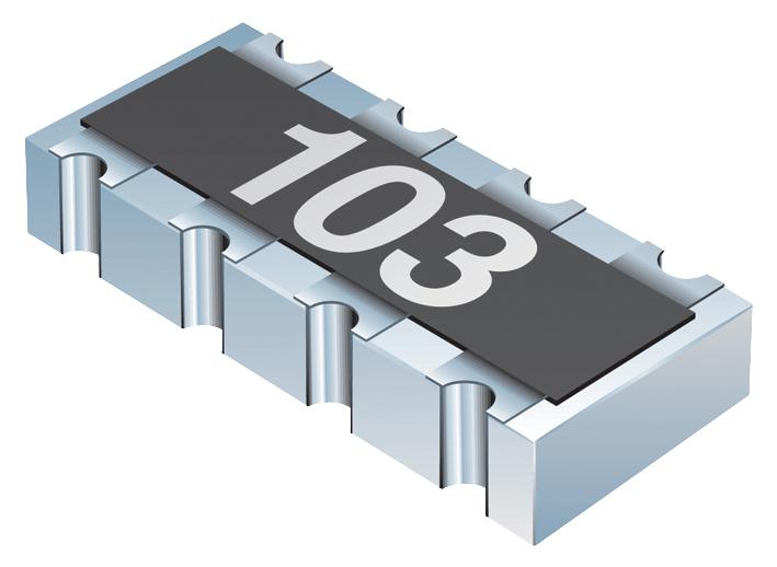 CAT10-220J4LF RESISTOR, ARRAY, 22R, 5%, 0.125W BOURNS