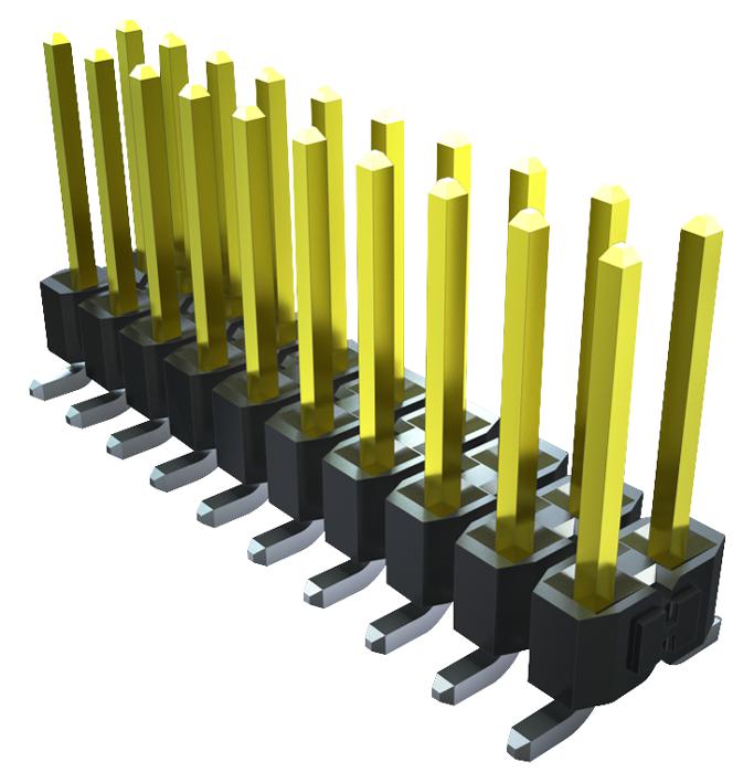 TSM-108-01-T-SH CONNECTOR, HEADER, 8POS, 1ROW, 2.54MM SAMTEC