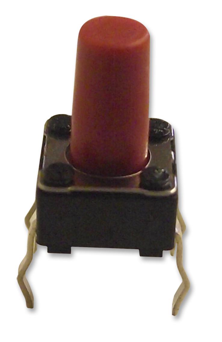 SKHHBSA010 SWITCH, TACTILE, 6X6MM, VERT, RED ALPS ALPINE