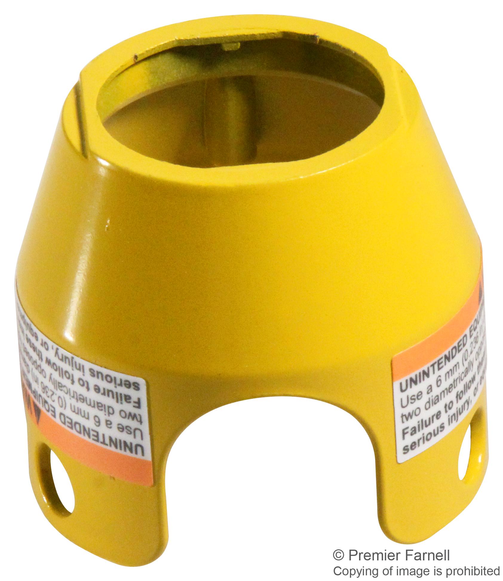 ZBZ1605 PB MUSHROOM GUARD YELLOW SCHNEIDER ELECTRIC