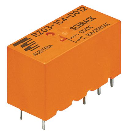RZ03-1C4-D024 RELAY, SPDT, 250VAC, 16A TE CONNECTIVITY