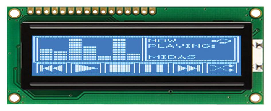 MC144032B6WCB-BNMLW LCD, 144X32 NEG STN, W B/L, CHINESE MIDAS