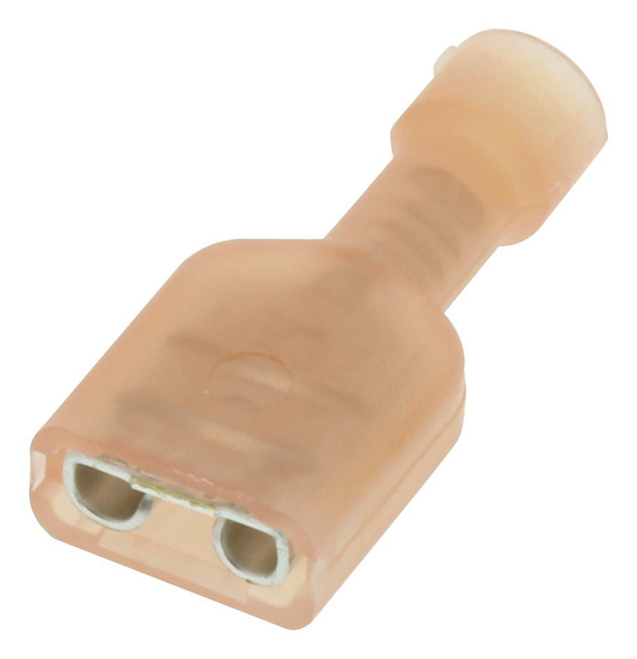 19003-0001 FEMALE DISCONNECT, 6.35MM, 22-18AWG, ORG MOLEX