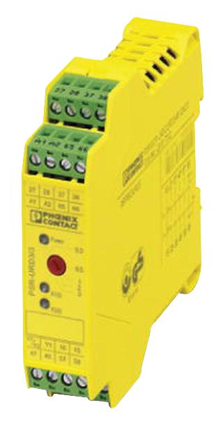PSR-SCP-24DC/URD3/4X1/2X2/3 RELAY, SAFETY, 4NO, 1NC, 250V, 6A PHOENIX CONTACT
