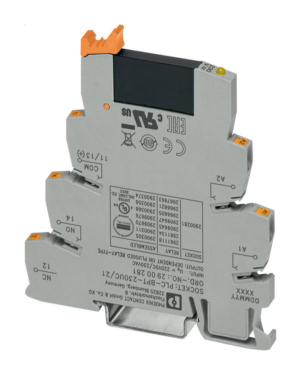 PLC-OPT- 230UC/ 48DC/100 PLC OPTOCOUPLER, D/RAIL, 230UC/48DC PHOENIX CONTACT