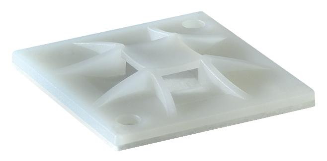 151-10904 TIE MOUNT, Q-TIE, 20X20MM, PK100 HELLERMANNTYTON