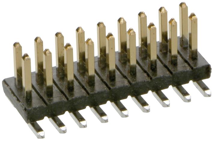 M50-3600842 HEADER, STRAIGHT, SMT, 1.27MM, 16WAY HARWIN