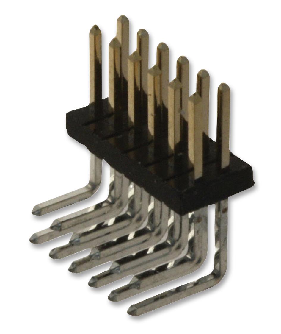 M50-3900642 HEADER, R/A, THT, 12WAY HARWIN