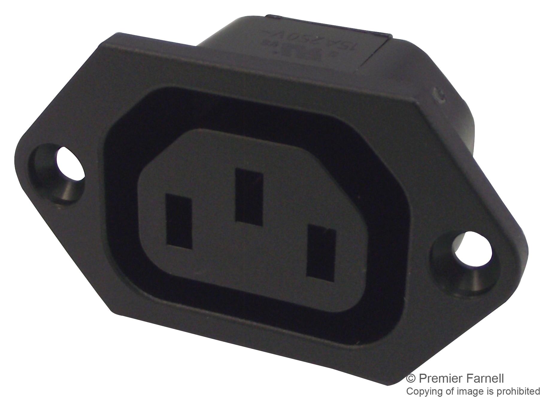 6600.3100 OUTLET, IEC, F, 6600, 10A SCHURTER