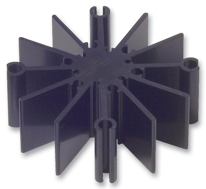 SA-LED-125E HEATSINK, LED, 25.4MM, BLACK OHMITE