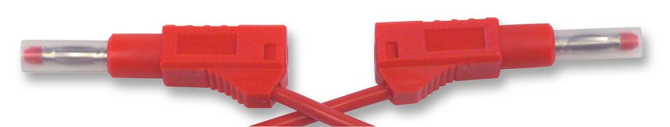 76-122 TEST LEAD, RED, 1M, 1.2KV, 12A TENMA