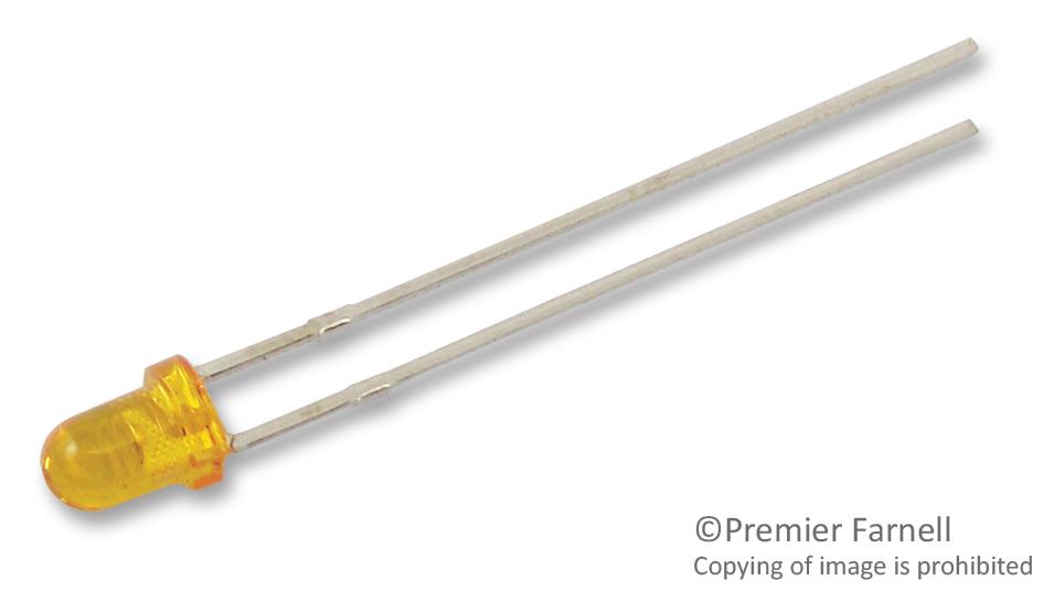 703-0089 LED, ORANGE, 3MM, 50MCD, 629NM MULTICOMP PRO