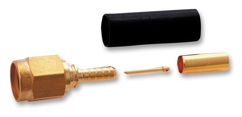 132114 RF COAXIAL, SMA, STRAIGHT PLUG, 50OHM AMPHENOL RF