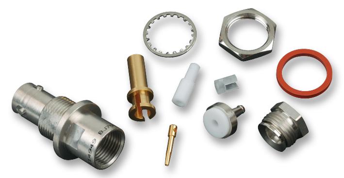 BJ79-47 RF COAXIAL, TRIAXIAL, STR JACK, 75OHM TROMPETER - CINCH CONNECTIVITY