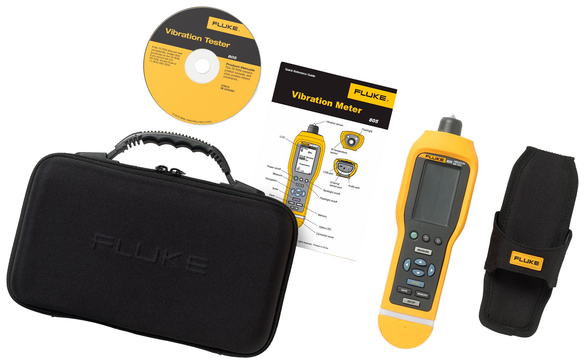 FLUKE 805 VIBRATION METER, 100G, 10HZ - 20KHZ FLUKE