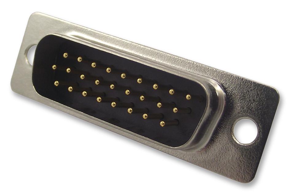 180-M26-103L001 HD D SUB, PLUG, SOLDER CUP, 26WAY NORCOMP