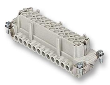 CNEF24T INSERT, FEMALE, 24P+E, 16A, 500V ILME