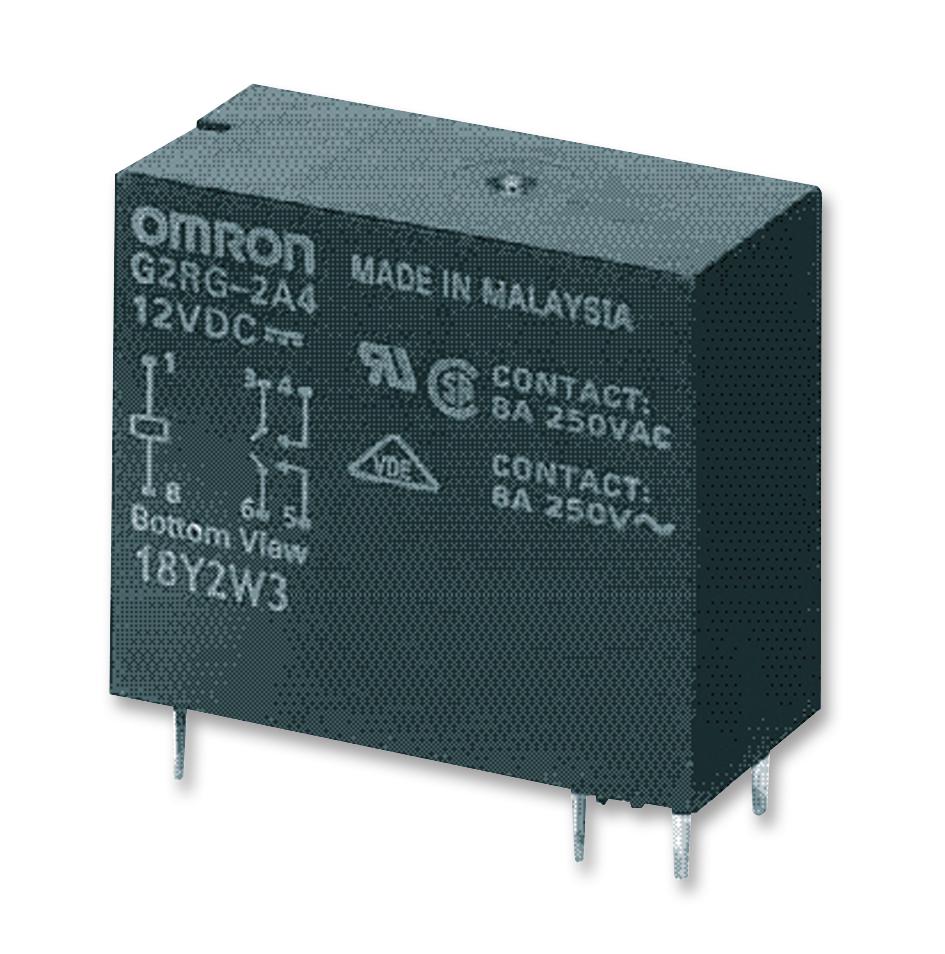 G2RG2A4 DC24 RELAY, DPST-NO, 250VAC, 8A OMRON