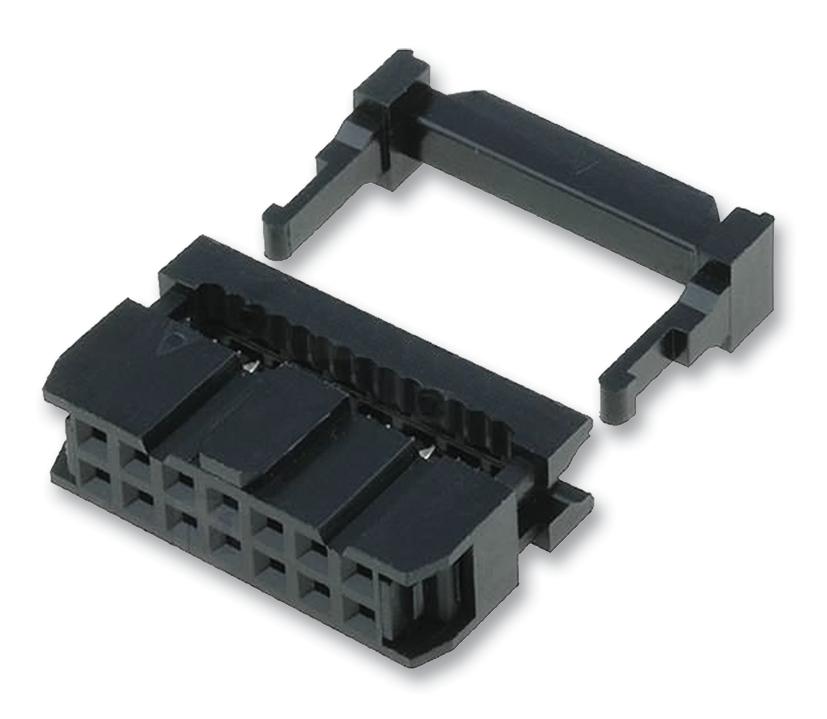 T812124A101CEU SOCKET, IDC, S/RELIEF, 2.54MM, 24WAY AMPHENOL ICC