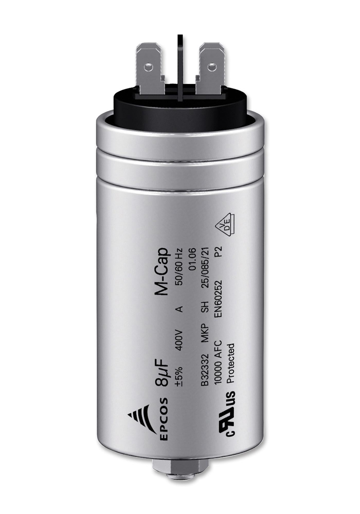 B32332I6356J082 CAP, 35µF, 450VAC, 5%, PP, CAN EPCOS