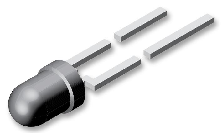 TLHR4401-AS12Z LED, 3MM, RED, TINTED DIFFUSED VISHAY