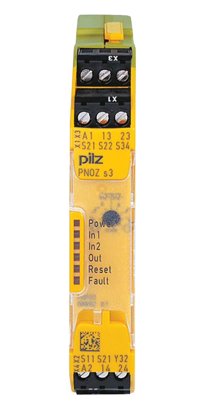 750103 RELAY, SAFETY, DPST-NO, 240VAC, 6A PILZ