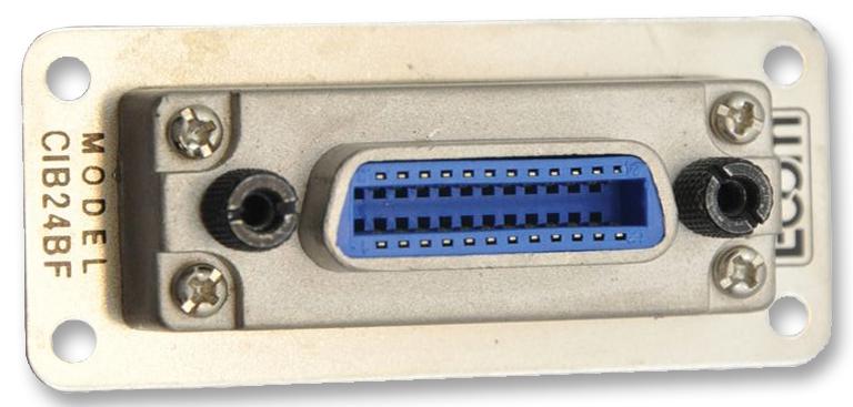 CIB24BF ADAPTOR, GPIB BULKHEAD, RECPT TO RECPT L-COM