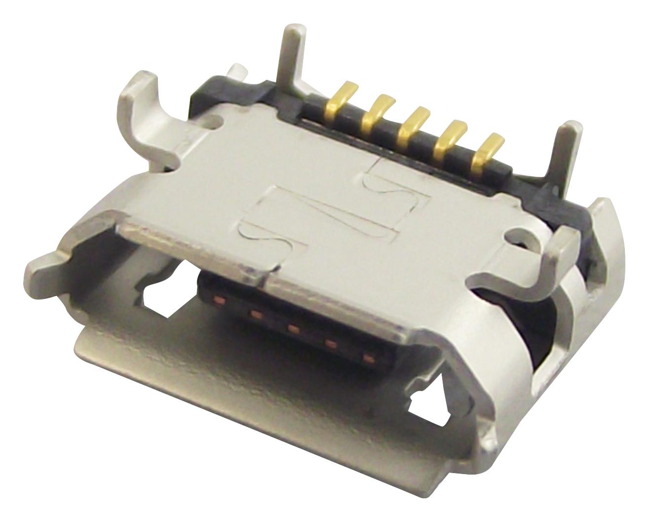 ZX62D-B-5P8(30) MICRO USB, 2.0 TYPE B, RCPT, SMT/THT HIROSE(HRS)