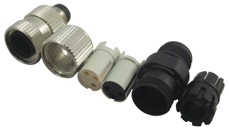 SACC-M 8MS-3PCON PLUG, M8, PLUSCON, 3 WAY PHOENIX CONTACT