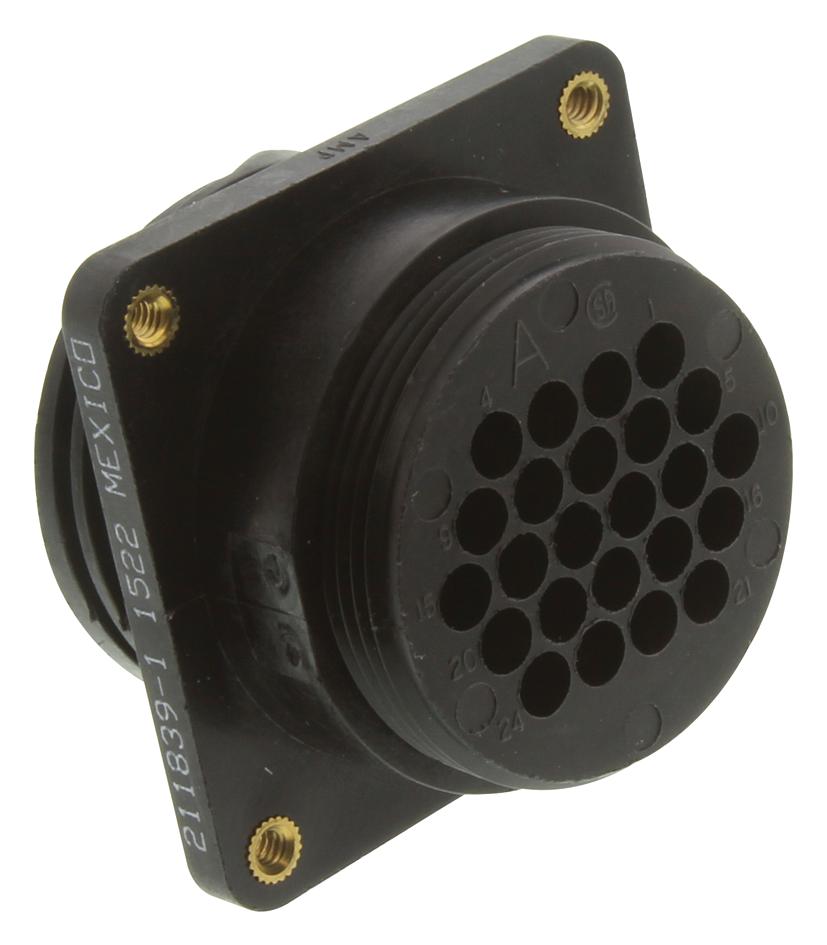 211839-1 CONNECTOR, RECEPTACLE, CIRCULAR, 24WAY AMP - TE CONNECTIVITY