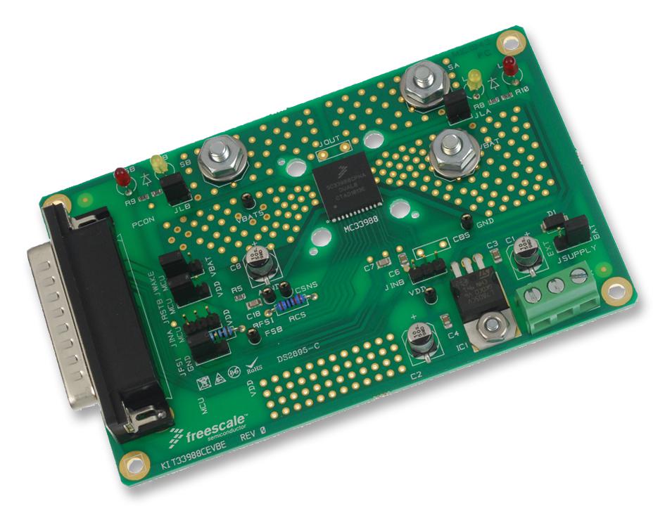 KIT33988CEVBE EVALUATION BOARD, HIGH SIDE SWITCH NXP