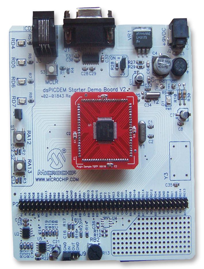 DM300019 DEV BOARD, DSPIC, 30F6014A, DSPIC33F MICROCHIP