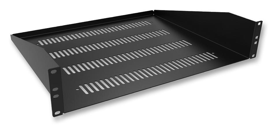 RASV190115BK1 VENTED SHELF, CANTELIVER, 1U, STEEL HAMMOND