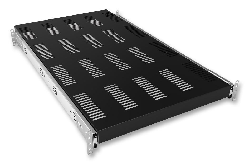 RSVS1926BK1 SHELF, SLIDING, 1U, 26", VENTED HAMMOND