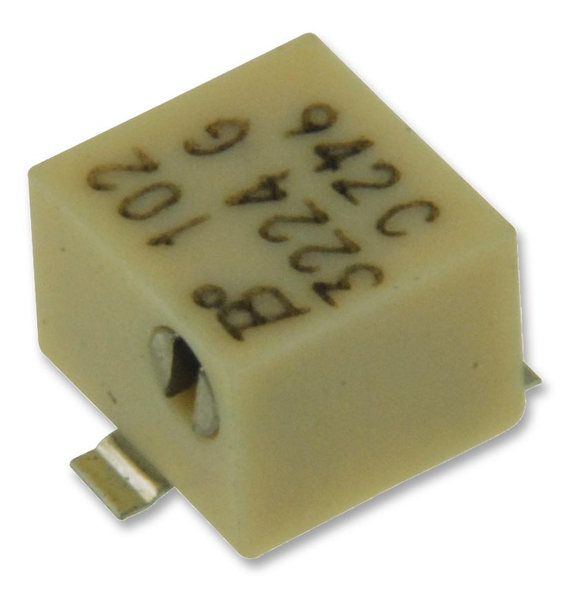 3224G-1-102E TRIMMER, POT, 1KOHM, 10%, 12TURN, SMD BOURNS