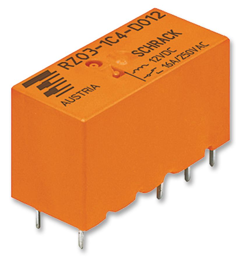 RZ03-1A4-D005 RELAY, SPST-NO, 250VAC, 16A SCHRACK - TE CONNECTIVITY
