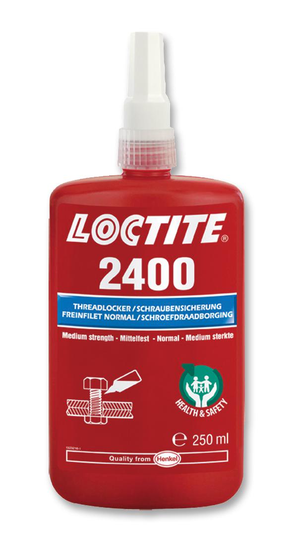 2400, 250ML THREADLOCKER 2400, BLUE BOTTLE, 250ML LOCTITE