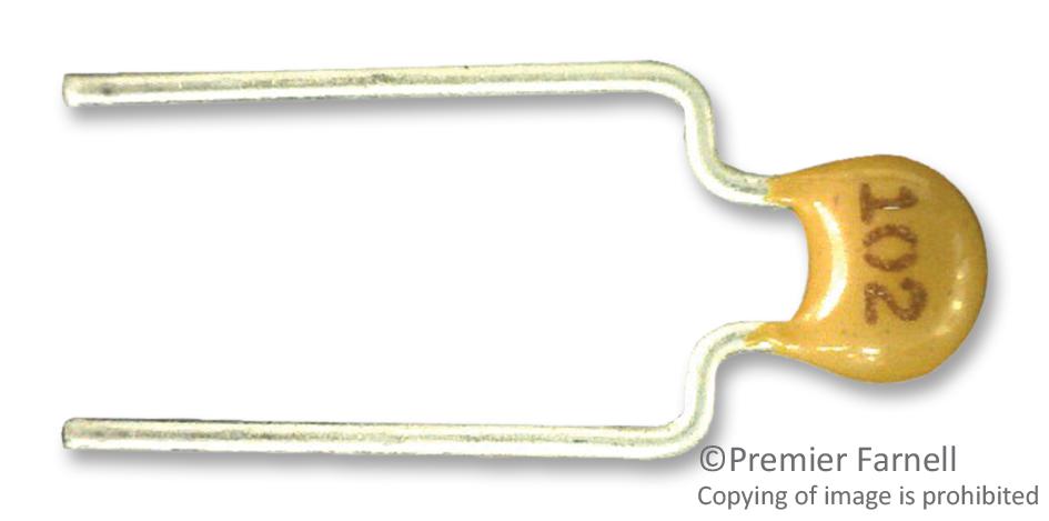 C317C102J1G5TA CAP, 1000PF, 100V, 5%, C0G/NP0 KEMET