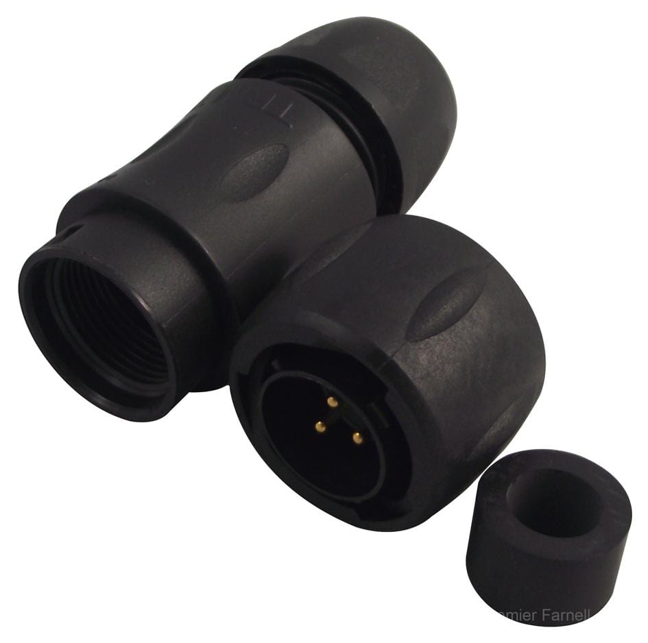 UTS6JC12E3P CIRCULAR CONNECTOR, PLUG, 3 WAY, CABLE SOURIAU-SUNBANK / EATON