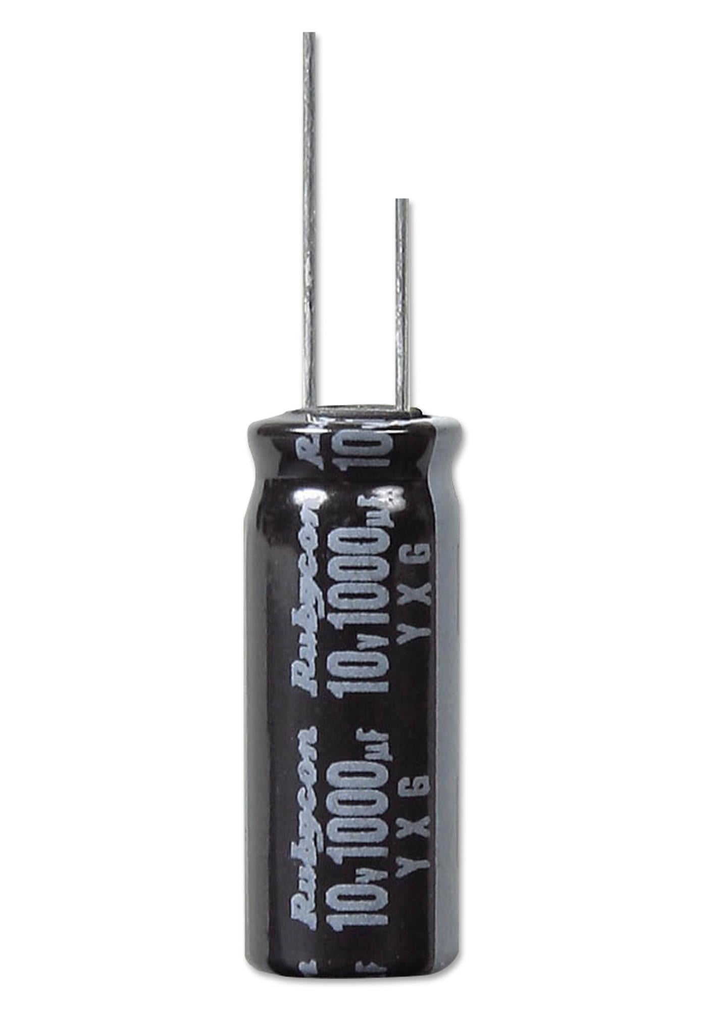 6.3YXG6800MEFC12.5X40 CAP, 6800µF, 6.3V, 20% RUBYCON