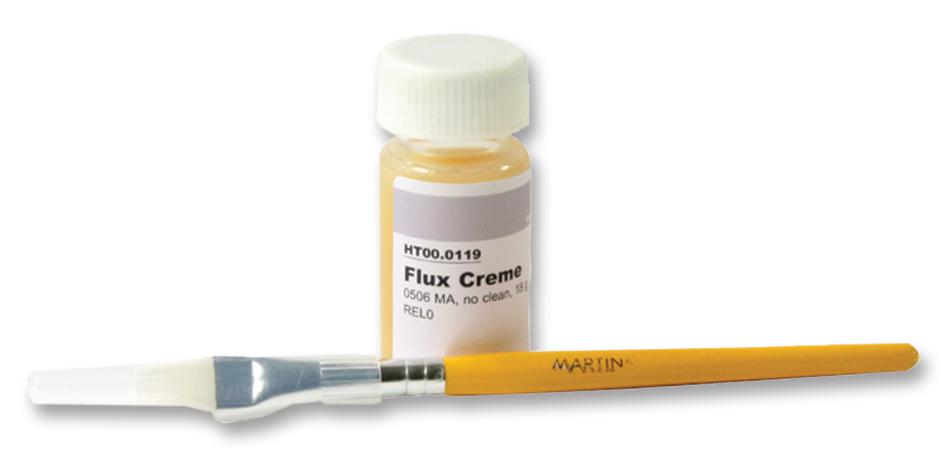 HT00.0119 FLUX, CREME, TUB, LEAD FREE, 18G MARTIN SMT