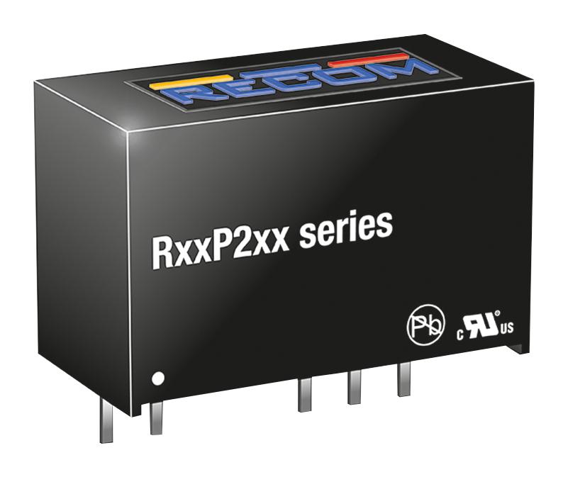 R24P205S DC-DC CONVERTER, 5V, 0.4A RECOM POWER