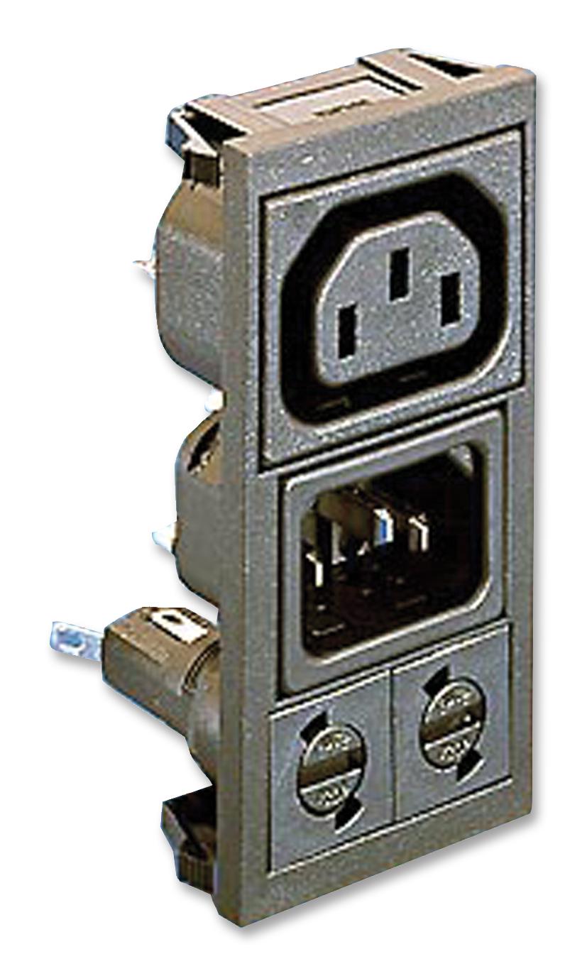 BZV09/Z0000/04 INLET, IEC, POLYSNAP, TWIN FUSE HOLDER BULGIN LIMITED