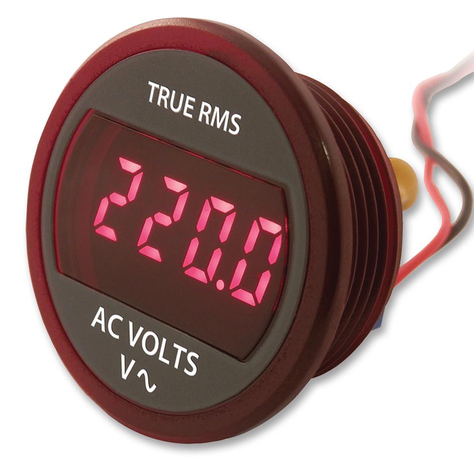 DMR20-1-ACV-R-C VOLTMETER, PANEL, LED, 85-264VAC MURATA POWER SOLUTIONS