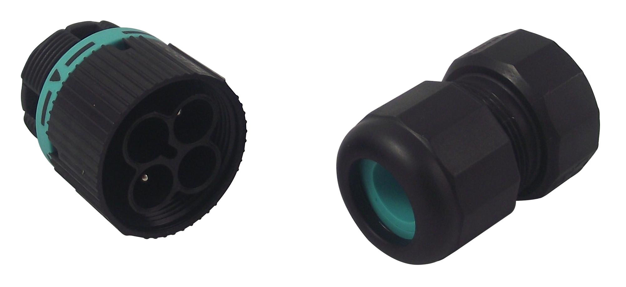 THB.387.A2A CIRCULAR CONNECTOR, PLUG, 2 WAY, CABLE HYLEC