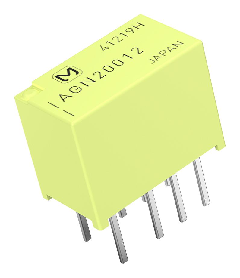 AGN2004H RELAY, SIGNAL, DPDT, 30VDC, 1A PANASONIC