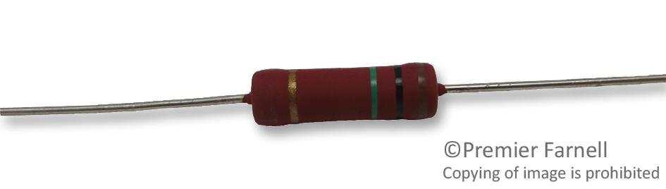 PR03000201004JAC00 RES, 1M, 5%, 3W, AXIAL, METAL FILM VISHAY